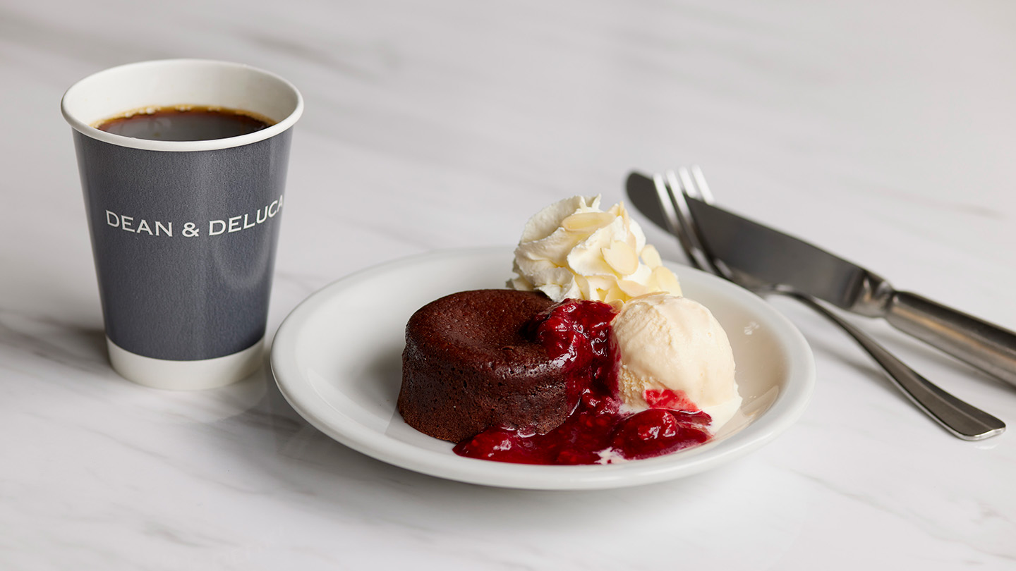 ひんやりバニラと、とろけるカカオのフォンダンショコラ