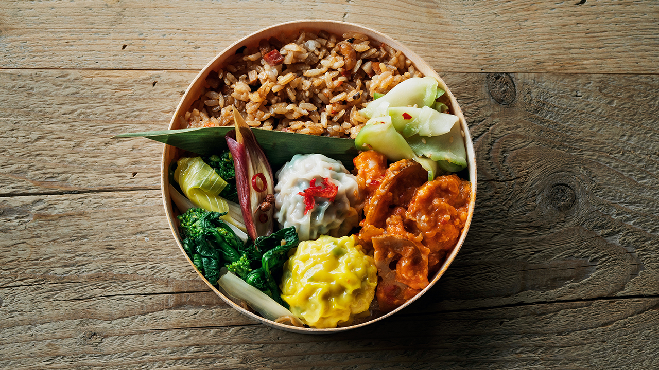 味わい豊かな、中華わっぱ弁当