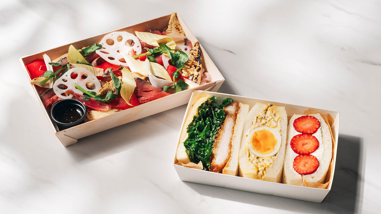 シェフがつくる、 彩り豊かな2種のお弁当