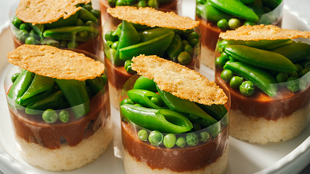 スプリングラムのトマト煮込みのリゾット