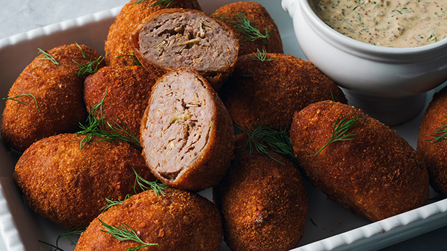 スプリングラムのメンチカツ