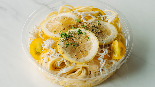 レモンとしらすの冷製ペペロンチーノ