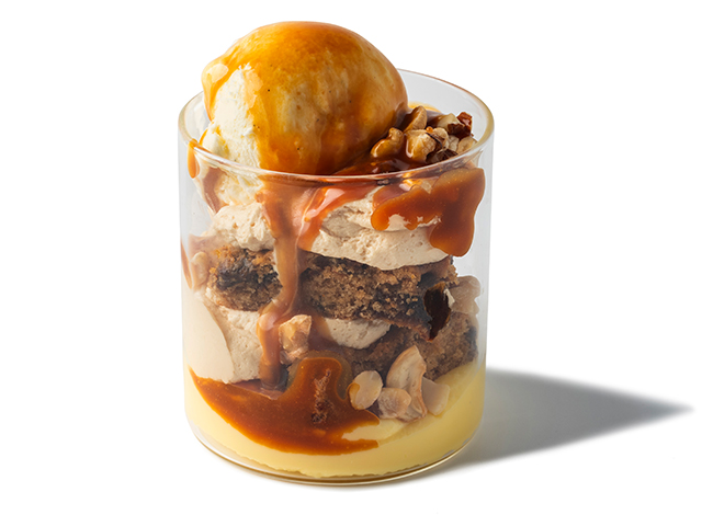 林檎とナッツのキャラメルプディング