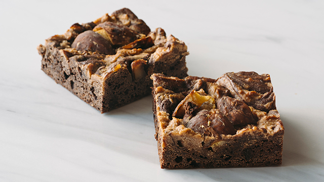 マロンマーブルブラウニー