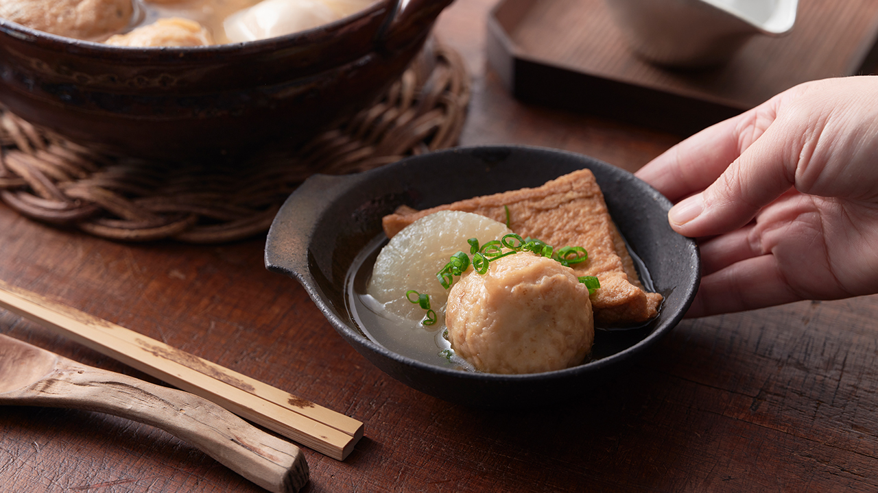 日本の旨みを味わう特製「おでん」と「角煮」