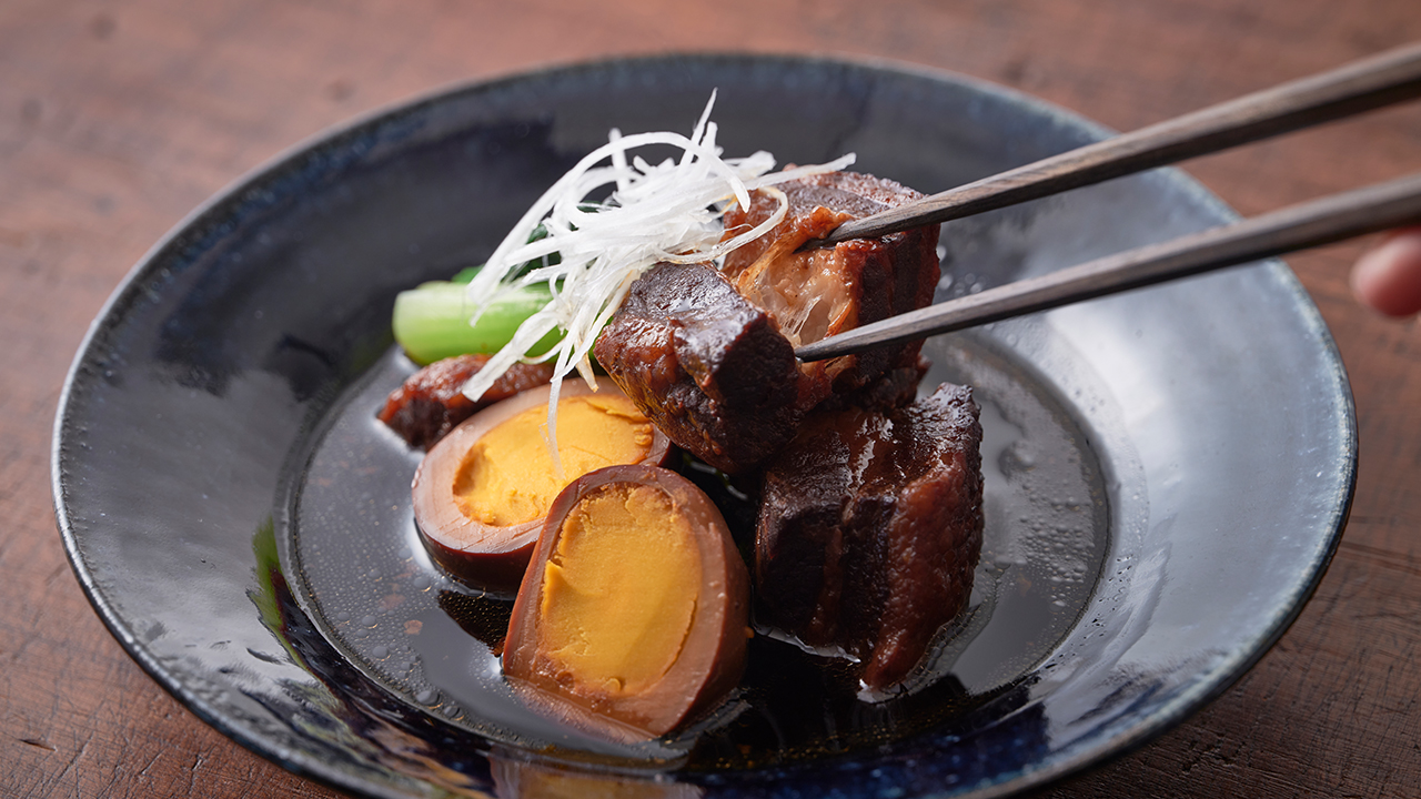 こだわりの調味料でつくった「角煮」