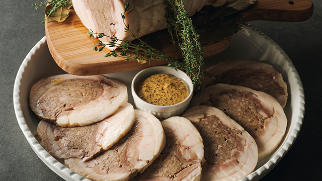 岩手県産岩中豚のバロティーヌ