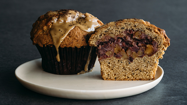 黒糖珈琲と胡桃あん