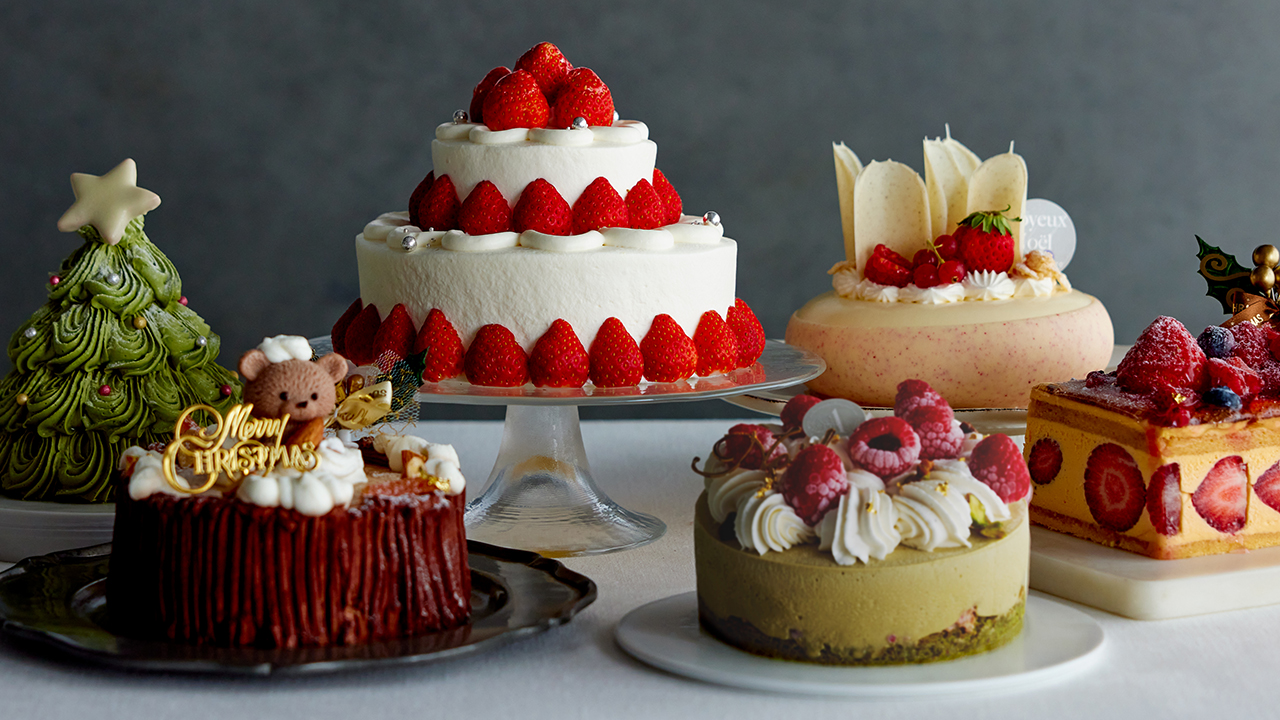 心も華やぐクリスマスケーキ