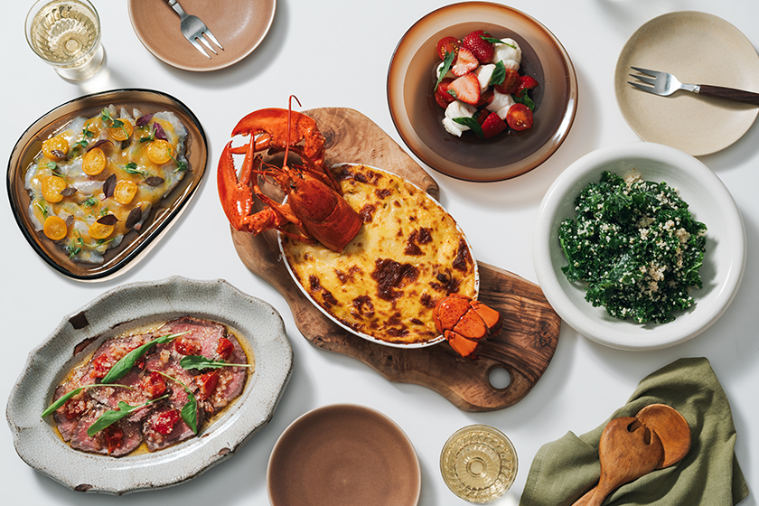 ポットラック テーブル