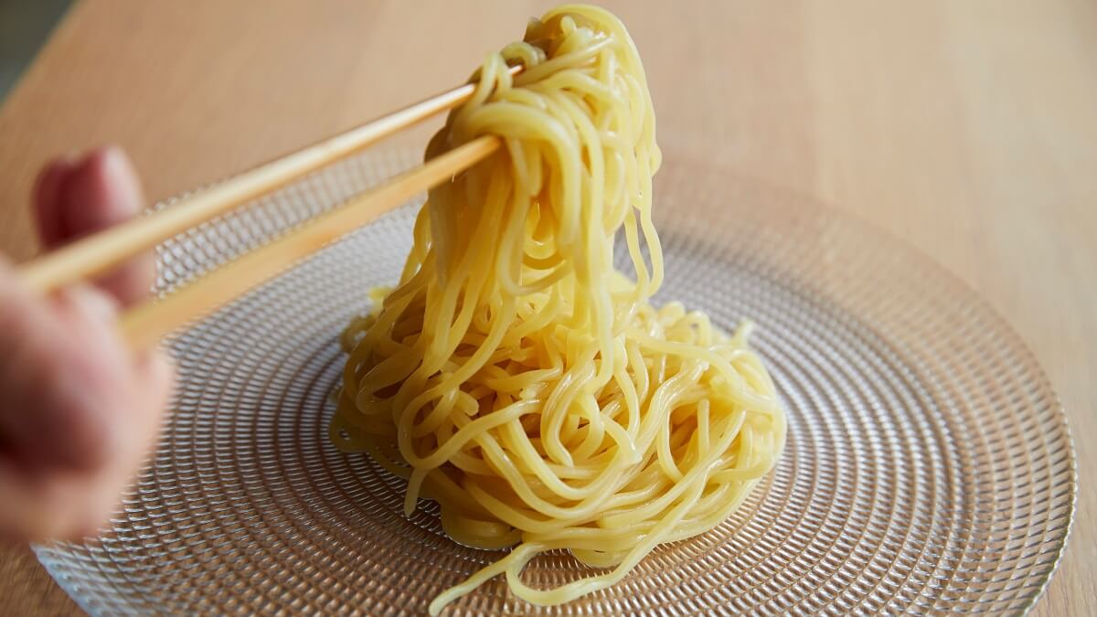 彩り野菜のレモン風味和え麺のつくり方