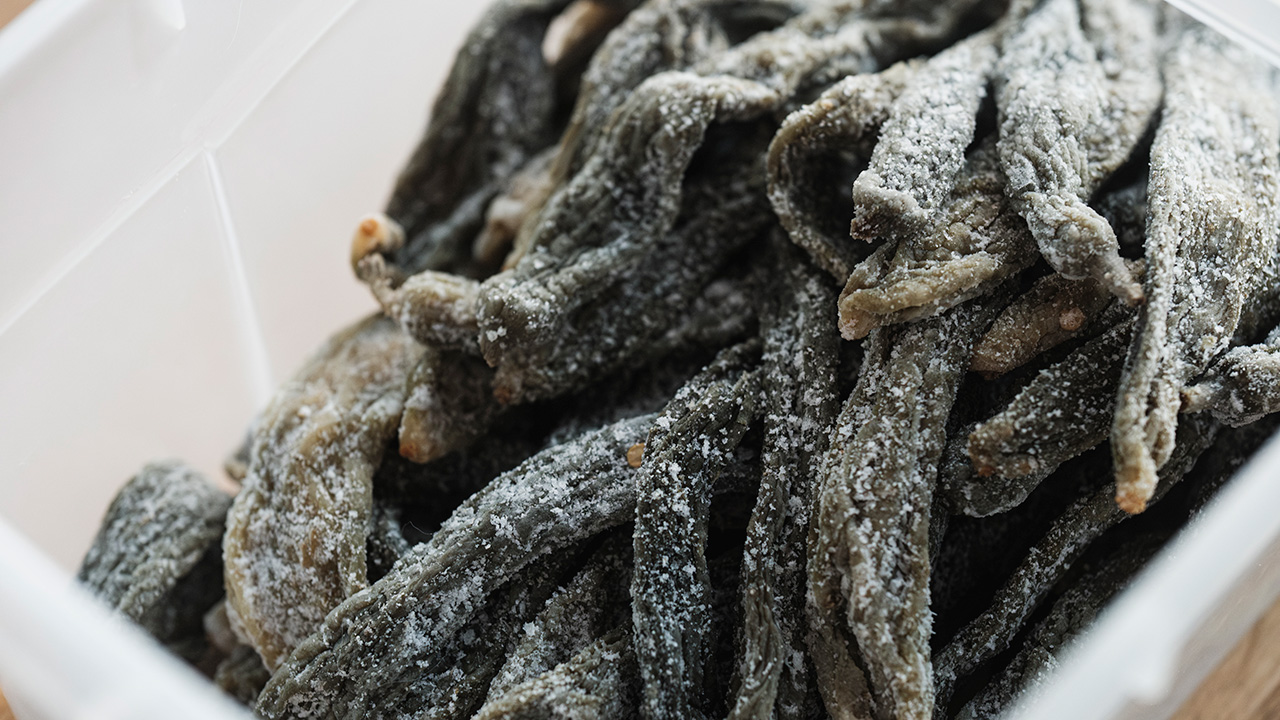 塩漬けのきゅうり