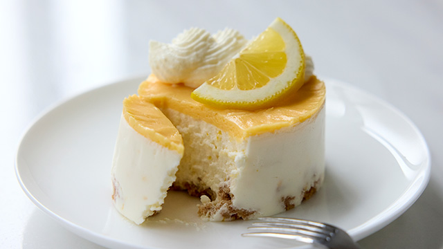 レモンのチーズケーキ