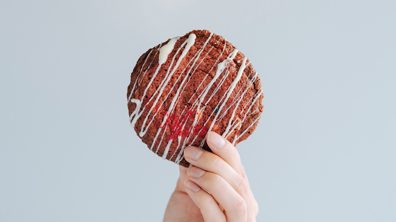 レッドベルベッドクッキー