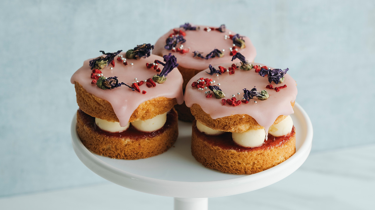 ピンクヴィクトリアケーキ