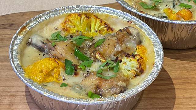 ゴルゴンゾーラ香る牡蠣のグラタン