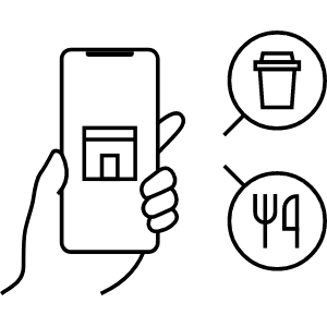 お席でゆっくり注文