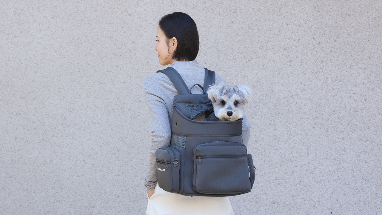 愛犬といつでも一緒に過ごせるバックパック