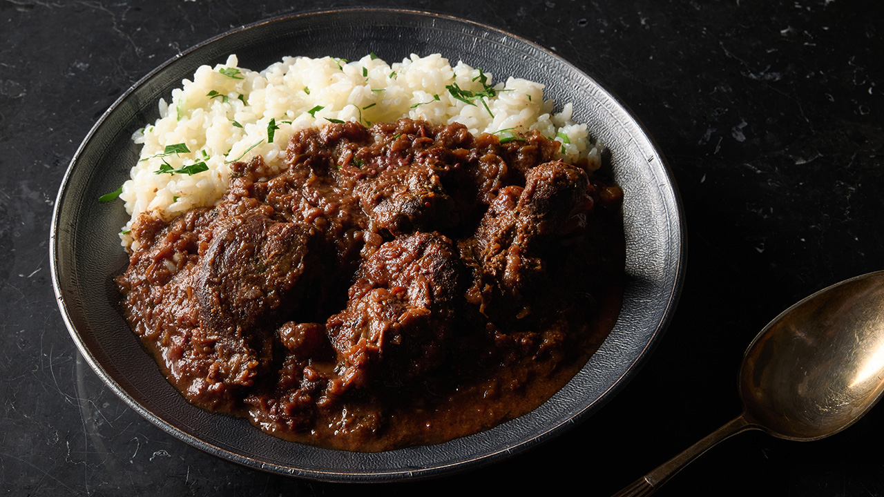 蝦夷鹿ブラックベリーカレー