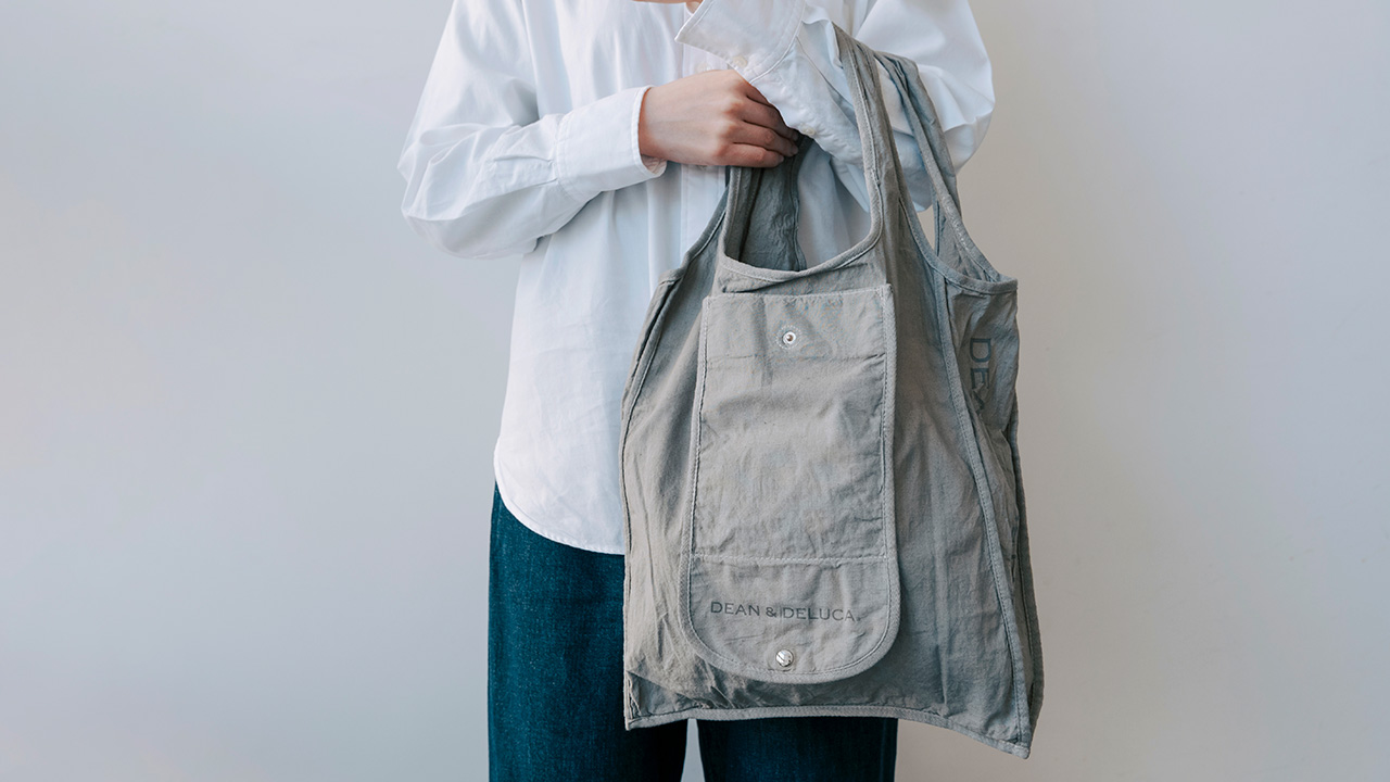 天然染めショッピングバッグ