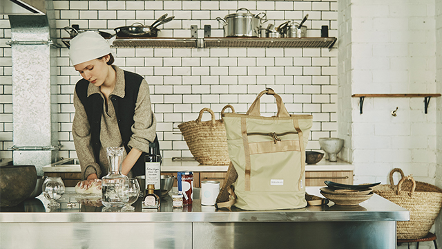 BRIEFINGとつくったパッカブルバックパック