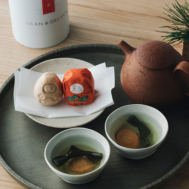 無病息災としあわせを願う、大福茶と縁起菓子