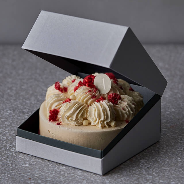 バニラアイスショートケーキ