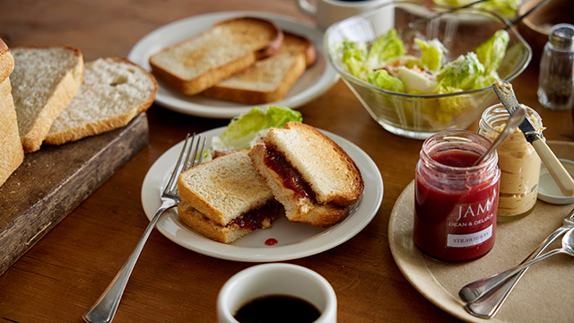 お気に入りの朝食からはじまる一日