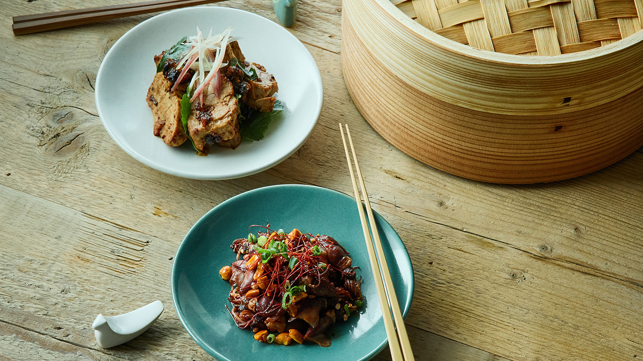 せいろ料理の道具と器