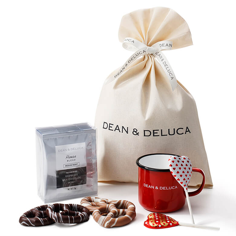 DEAN & DELUCA レッドホーローマグ＆チョコレートギフト | DEAN