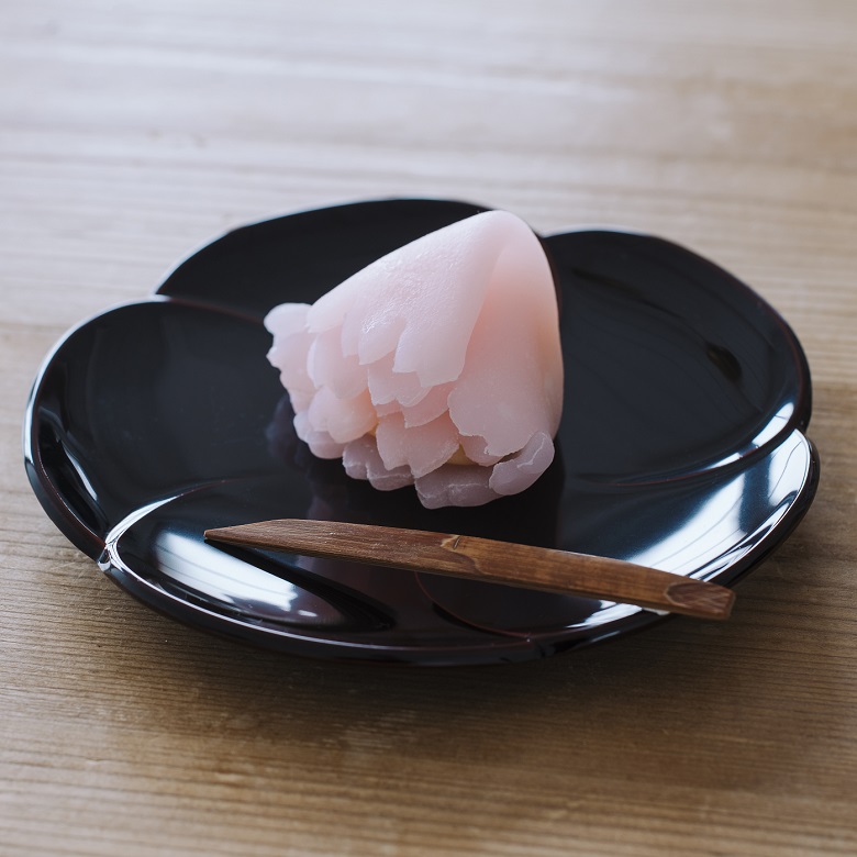 大人気新作 デザート デザート 2客 布貼根来摺漆受皿スプーン付 本漆塗 木製 食器