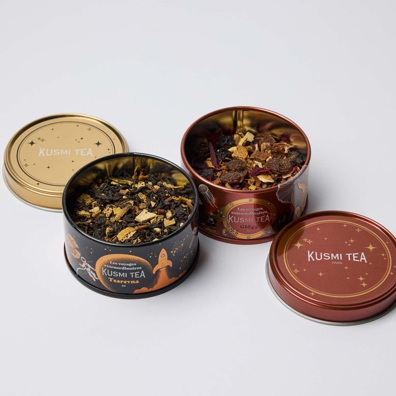 小さな小さなクリスマスセット クスミティー 小さなクリスマスセット リーフ缶2種｜DEAN & DELUCA【公式】