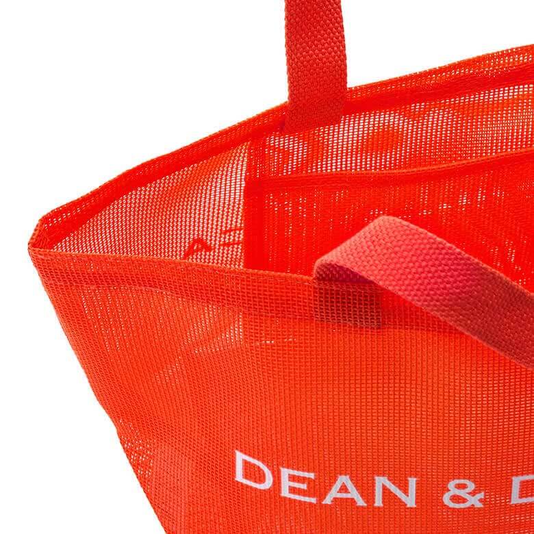 DEAN & DELUCA メッシュトートバッグ ブラッドオレンジ L | DEAN