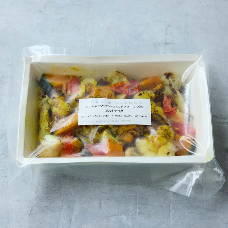 グリルカリフラワーとミックスビーンズのホットサラダ| DEAN & DELUCA