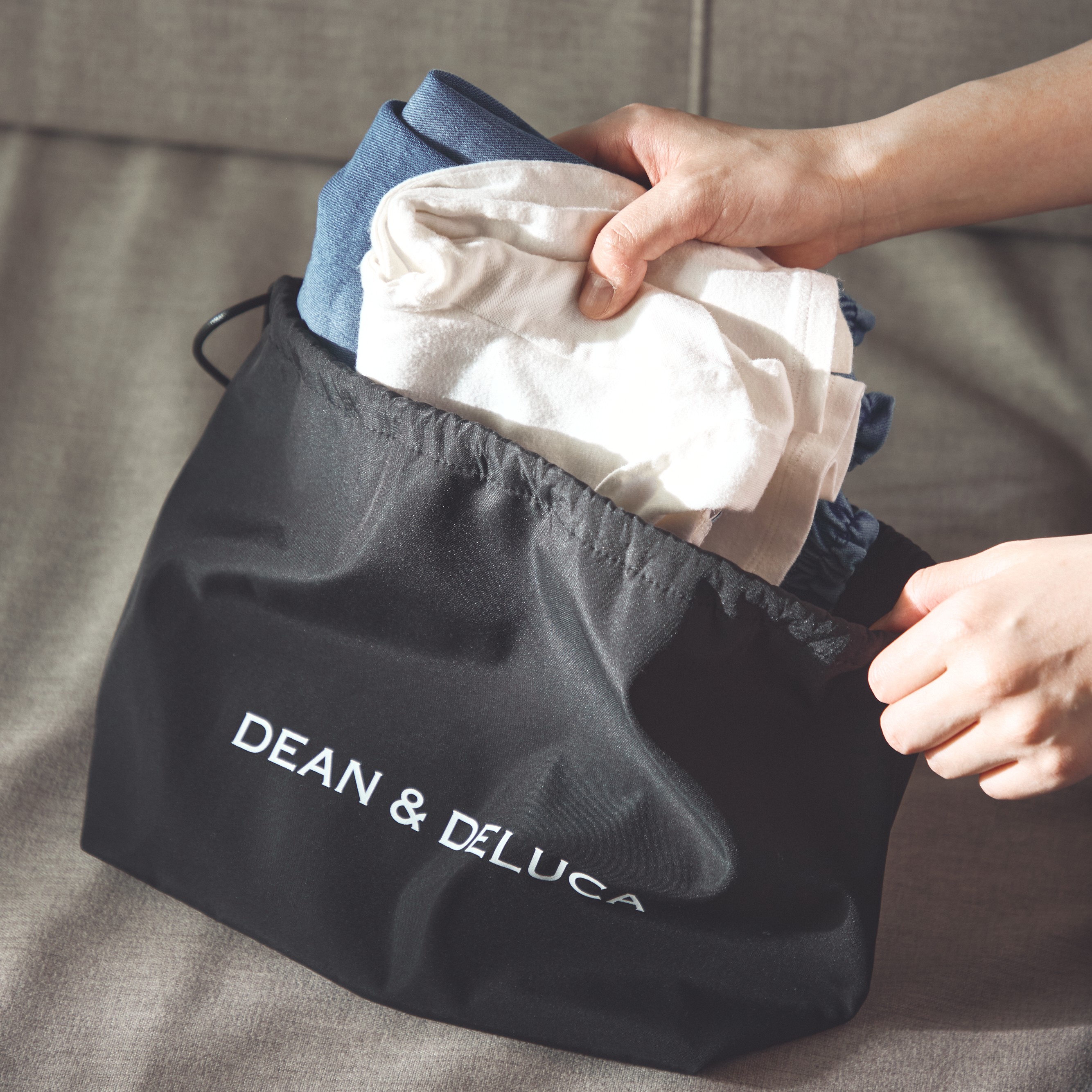 巾着ポーチ2個セット（S／L）| DEAN & DELUCA【公式】