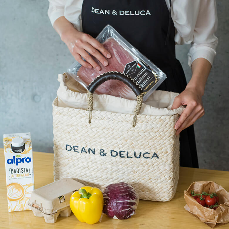 ＜完売＞DEAN＆DELUCA×BEAMS COUTURE　保冷カゴバッグ