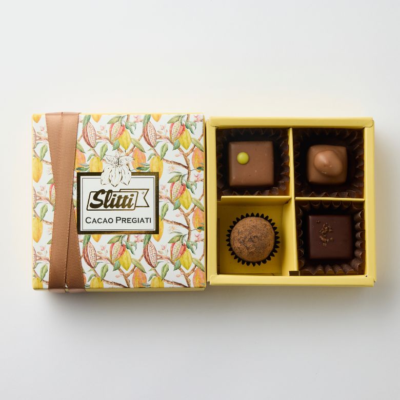 スリッティ　プラリネアーティザナルアソート　チョコレート4粒入り