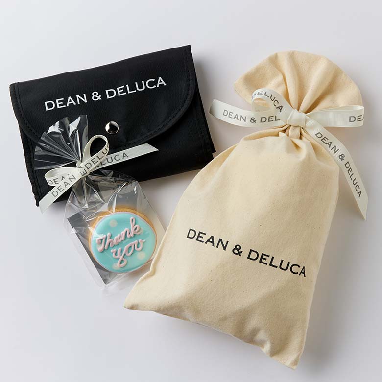 サンキューギフトショッピングバッグブラック | DEAN & DELUCA【公式】
