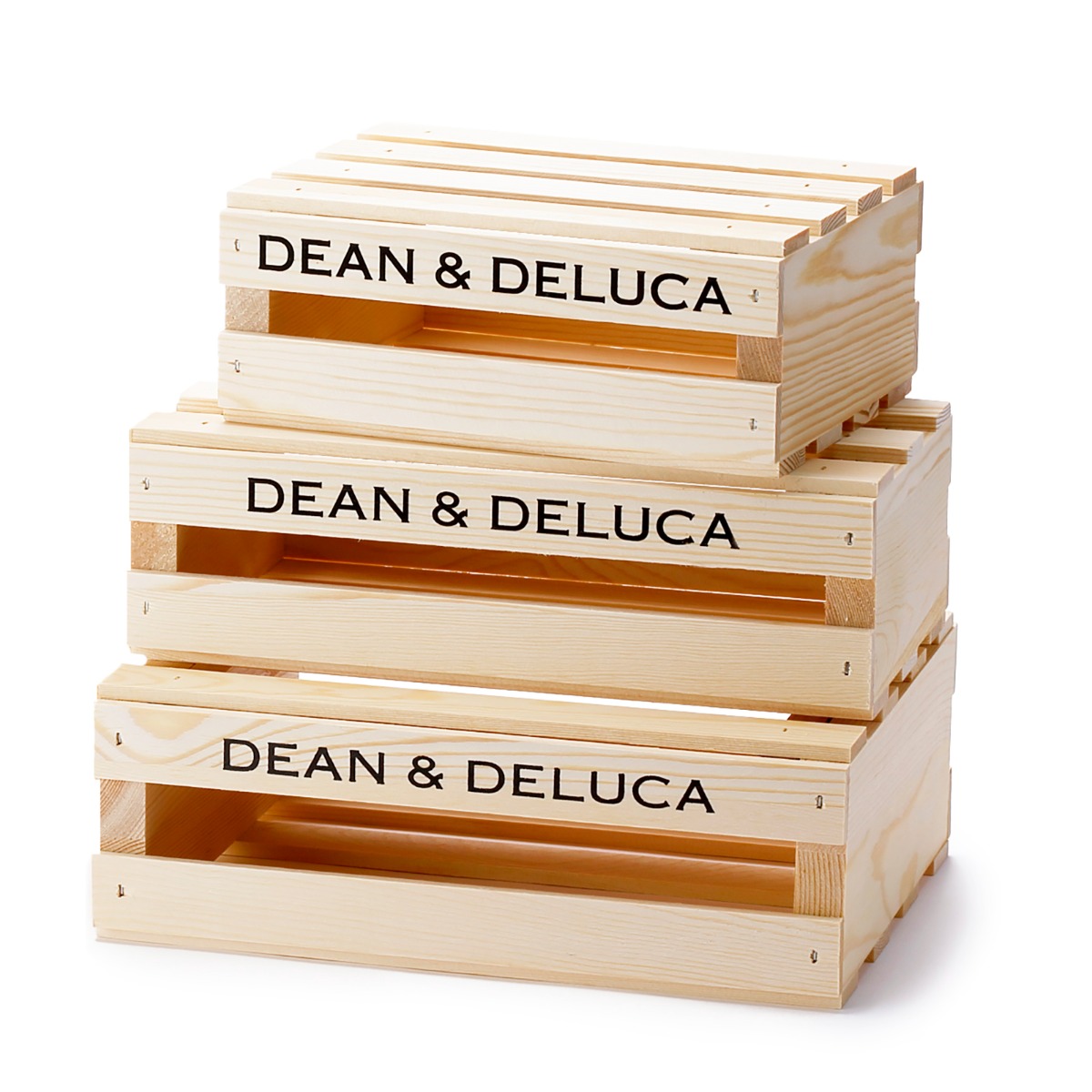 選べる】ウッドクレート3点セット| DEAN & DELUCA【公式】