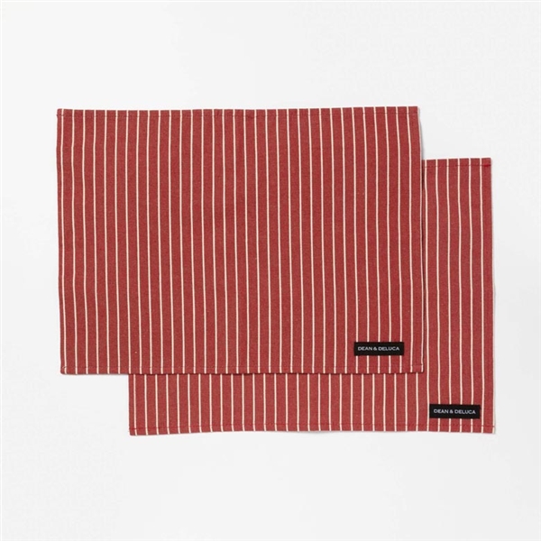 ランチョンマットセット レッドストライプ| DEAN & DELUCA【公式】