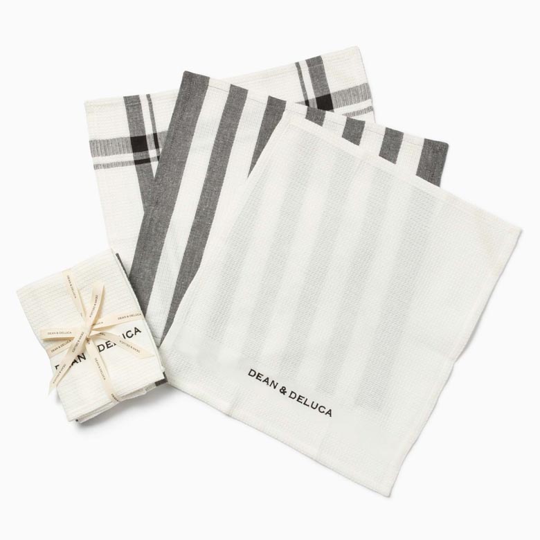 ワッフルディッシュクロス3pcsセット ホワイト