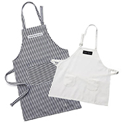 DEAN & DELUCA グレーエプロン BEMUS DEAN&DELUCA ディーンアンドデルーカ カフェエプロン