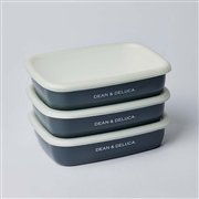 DEAN & DELUCA ホーローコンテナーS3個セット チャコールグレー