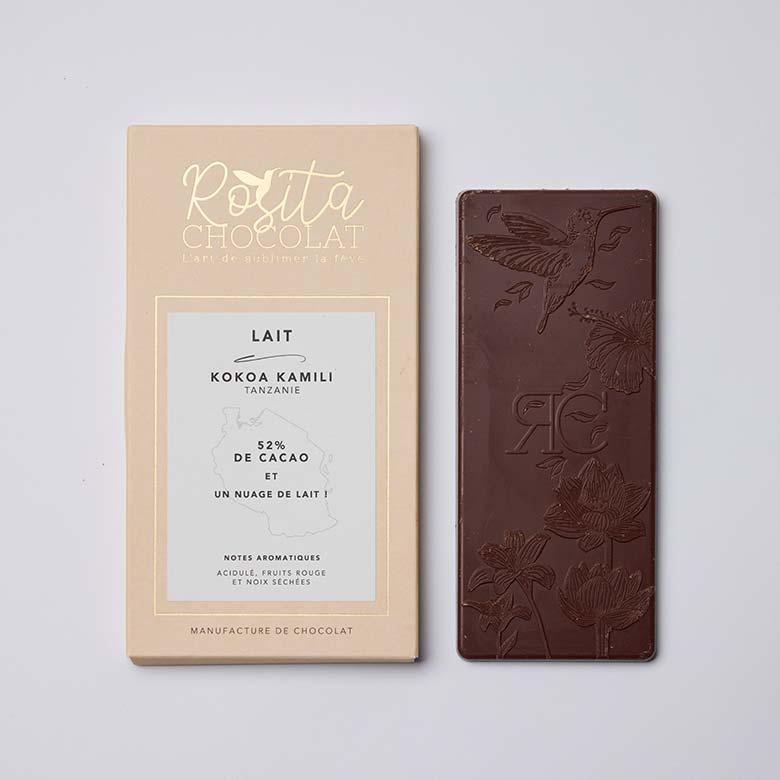 ROSITA CHOCOLAT タブレットショコラ ココアカミリ ミルク タンザニア