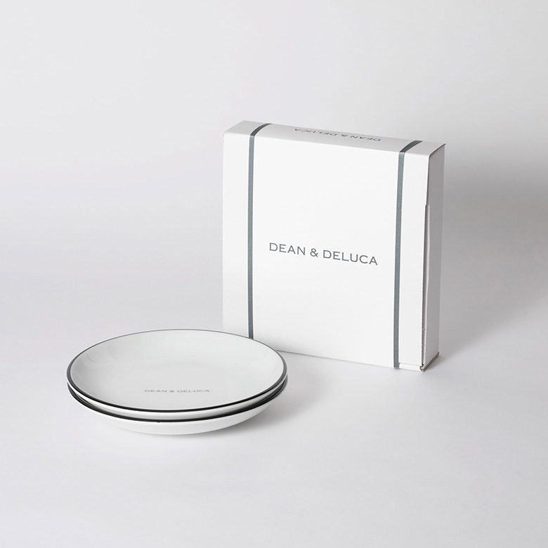 DEAN &amp; DELUCA - DEAN&amp;DELUCA ４点セット(合計10点・プレート＆ボウルセット各2人分) BASIC PLATE & BOWL WHITE | DEAN & DELUCA【公式】