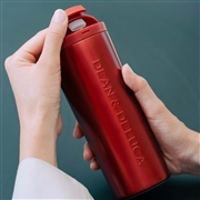 ロック式カフェタンブラーレッド490ml＜季節限定＞