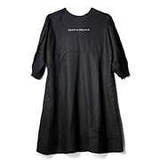 DEAN＆DELUCA×BEAMS COUTURE 割烹着ドレス ブラック | DEAN