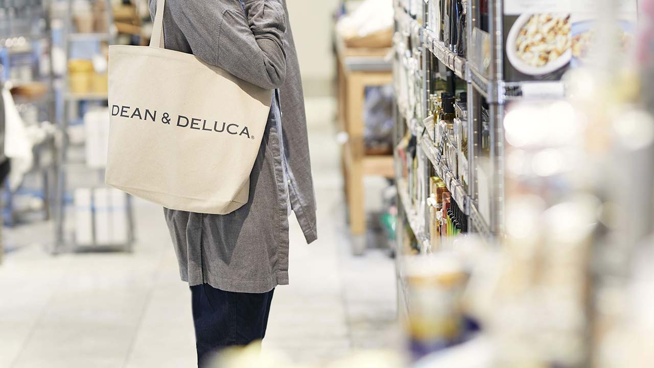 DEAN & DELUCA トートバッグチャコールグレー ミニ | DEAN & DELUCA