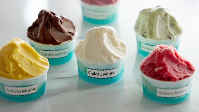 Gelato MinNa のジェラート