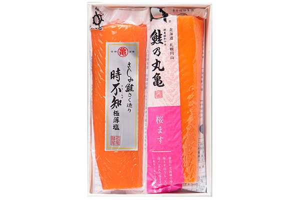 さしみ鮭さく造り4